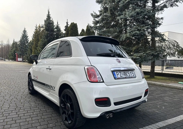 Fiat 500 cena 29900 przebieg: 135000, rok produkcji 2013 z Poznań małe 631
